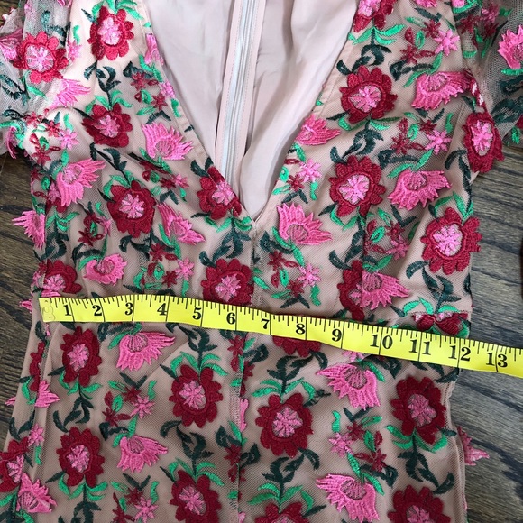 NWOT For Love and Lemons V-neck Floral Dress - Picture 5 of 6